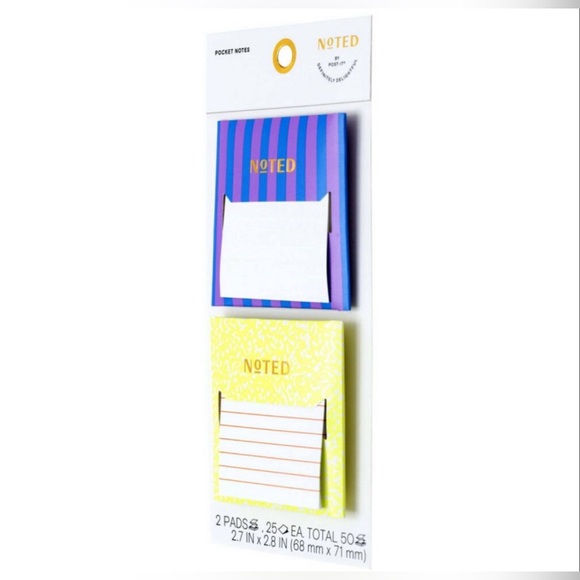 Noted by Post-it Pocket Notes, Multi-Color 2
Sticky Notes Pads - Picture 8 of 11